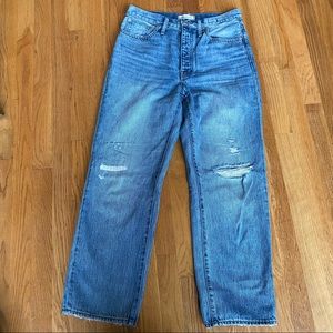 Madewell Distressed Dad Jean